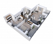 Nowe mieszkanie A.2.3 | 64.75 m2 | 3 | 2