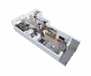 Nowe mieszkanie C.2.4 | 53.98 m2 | 3 | 2